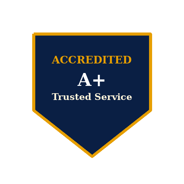 Bbb Accredited trust badge