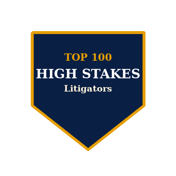 Top 100 Litigators trust badge
